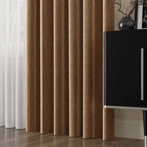 VELVET kangas, kõrgus 300cm, värv 016 pruun