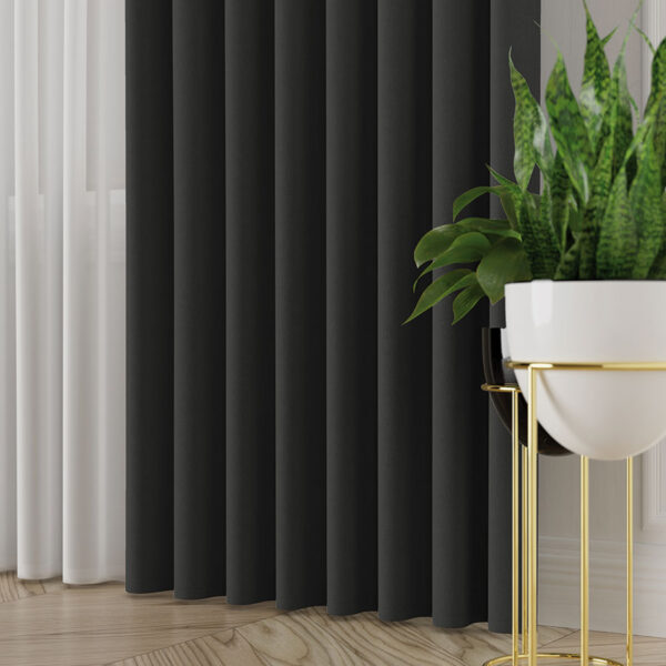 ALUNA kangas, kõrgus 300 cm, värv 015 antratsiithall - Image 3