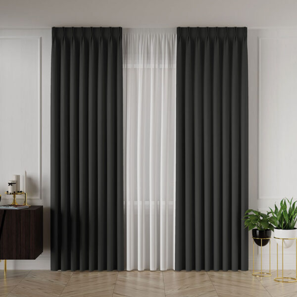 ALUNA kangas, kõrgus 300 cm, värv 015 antratsiithall - Image 4
