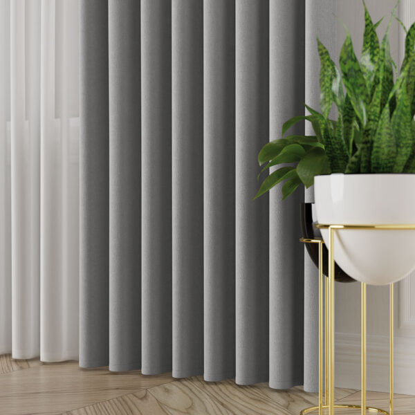 ALUNA kangas, kõrgus 300 cm, värv 018 hall - Image 3