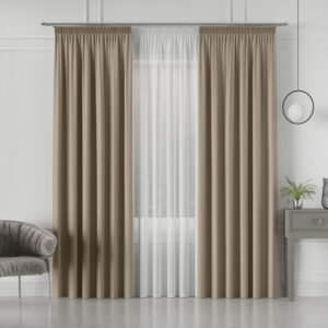 GRETA Blackout kangas, kõrgus 320 cm, värv 005 tume beež