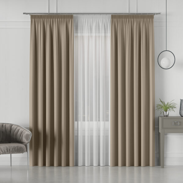 GRETA Blackout kangas, kõrgus 320 cm, värv 005 tume beež - Image 2
