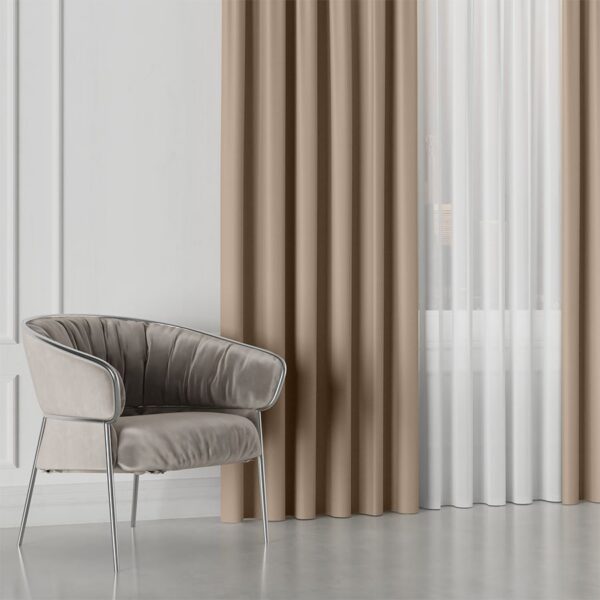 GRETA Blackout kangas, kõrgus 320 cm, värv 005 tume beež - Image 3