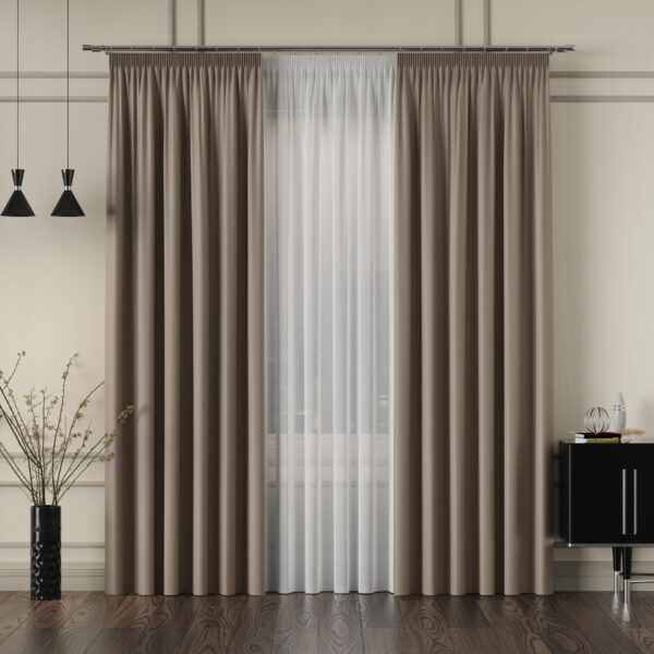 GRETA Blackout kangas, kõrgus 320 cm, värv 008 pruun - Image 2