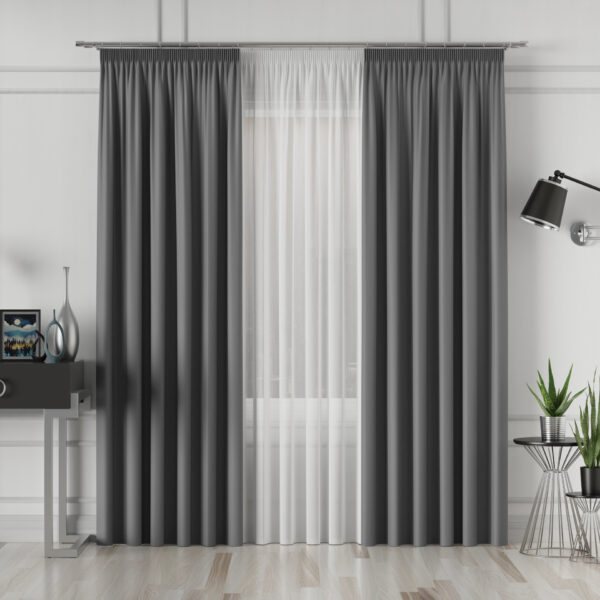 GRETA Blackout kangas, kõrgus 320 cm, värv 014 grafiit - Image 2
