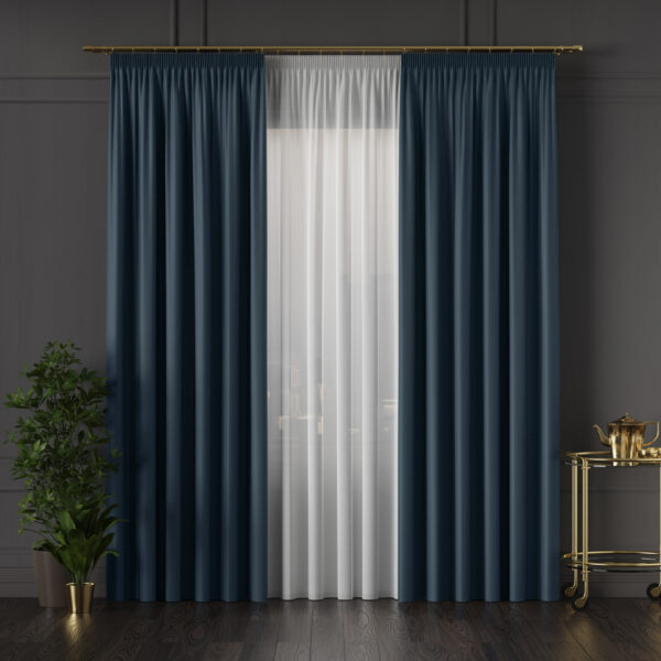 GRETA Blackout kangas, kõrgus 320 cm, värv 016 tumesinine - Image 2