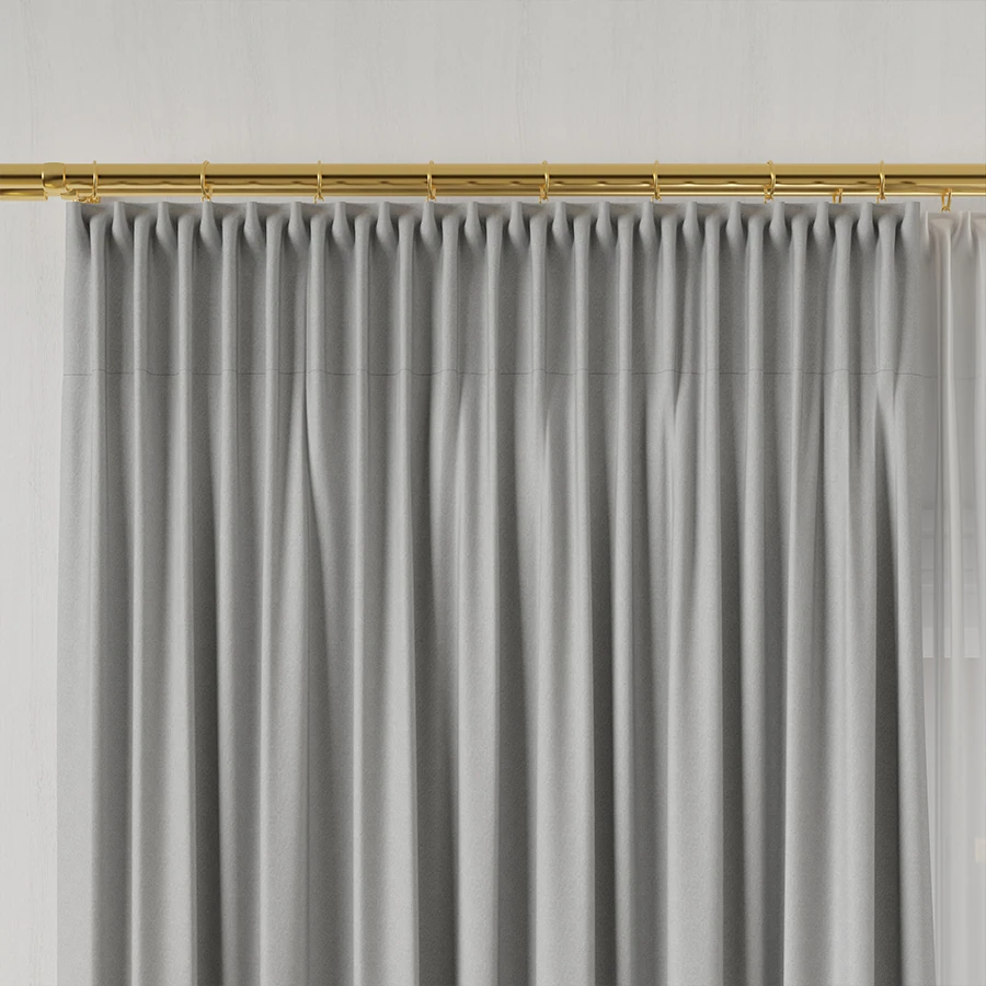 LIMA poolpimendav matt kangas, kõrgus 300 cm, värv 009 hele hall - Pilt 4