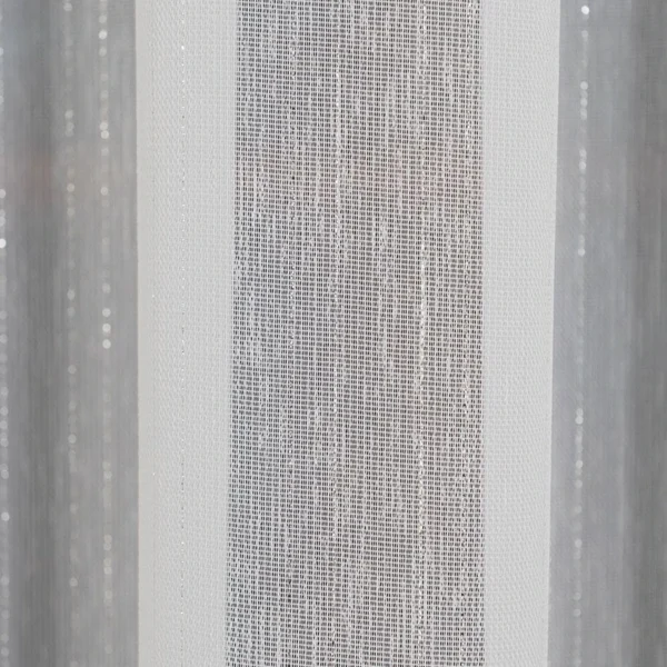 Päevakardin (tüll) raskusnööriga, kõrgus 300 cm, värv 002 valge hõbedase niidiga