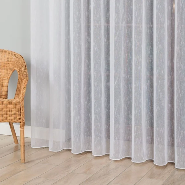 Päevakardin (tüll) raskusnööriga, kõrgus 300 cm, värv 001 valge