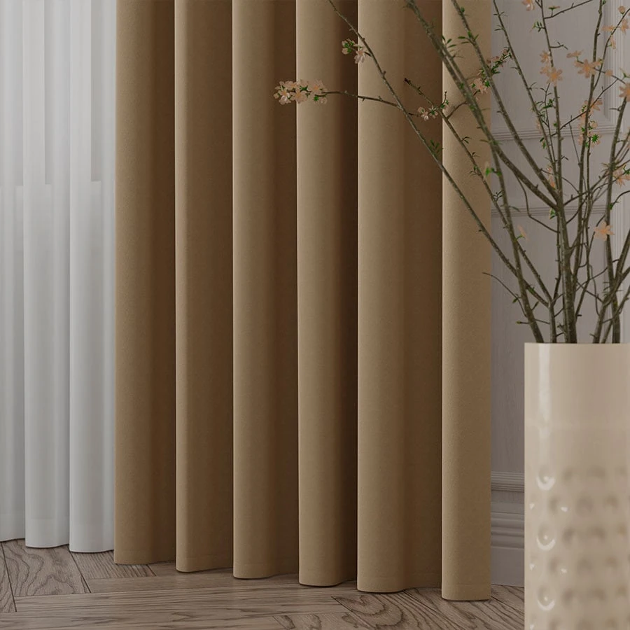 SERINA poolpimendav struktuurne kangas, kõrgus 300 cm, värv 025 - Pilt 4